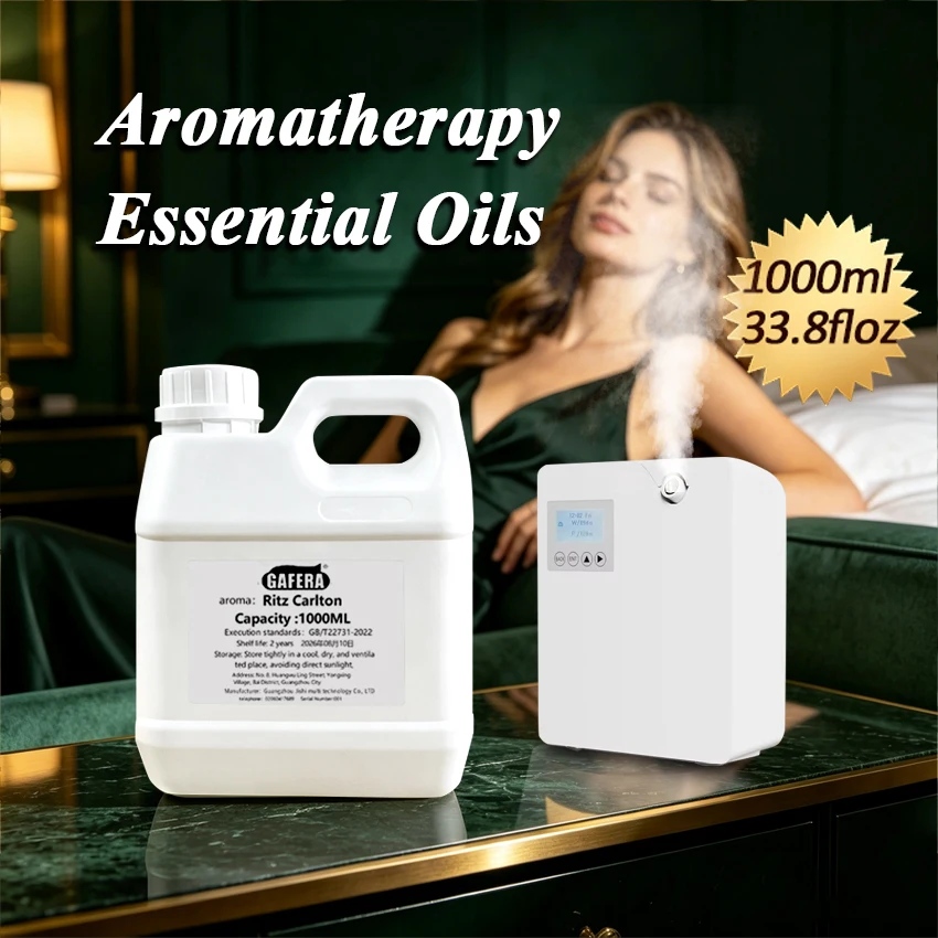 GAFERA essential oil refill, suitable for hotel commercial waterless aroma diffuser, Shangri-La - 1000 ml (33.8 fl oz)