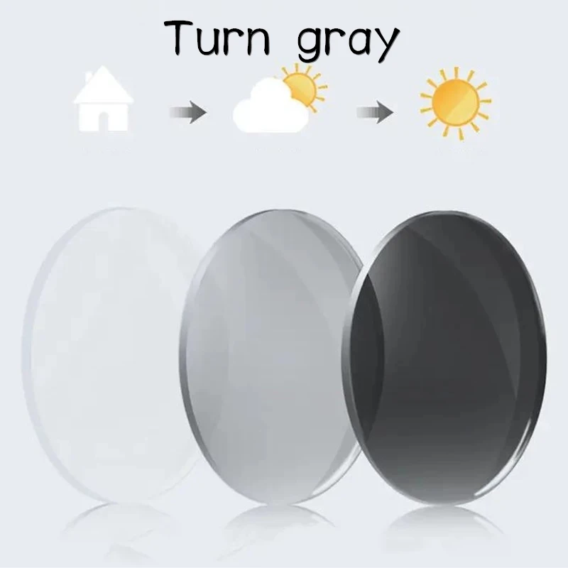 

1.61.1.67.1.74 Optical Prescription Lens Resin Aspheric Myopia Hyperopia HMC Anti-scratch Photochromic Lens