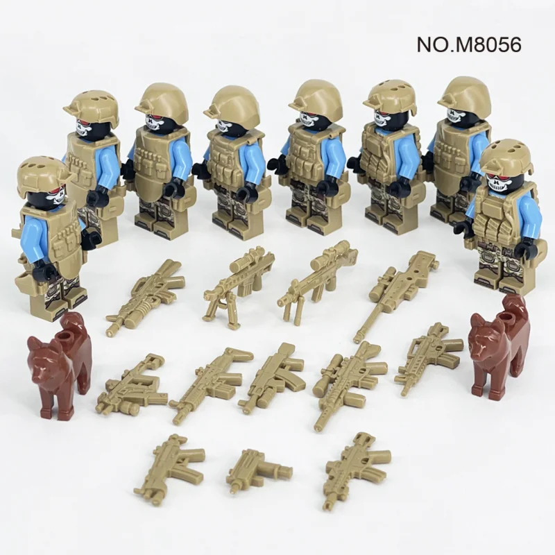 Children's Building Blocks Toy Mini Figure Humanoid Dolls Cartoon Character Birthday Gift Educational Playset for Kids