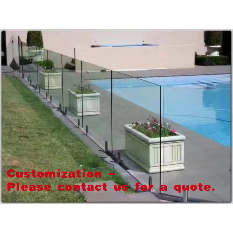 

Customize.Frameless Glass Spigot Railing Stainless Steel Pool Fence Balustrade Clamp Adjustable Glass Holder Stair Balcony