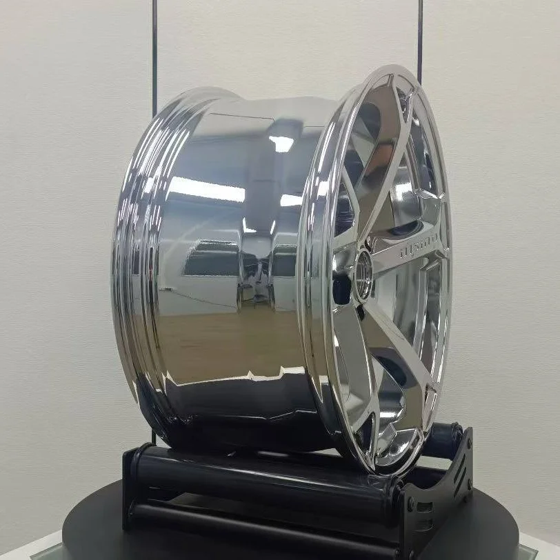 *forSilver Machined Face Y-Spoke Monoblock Forged Chrome Finish Aluminium Alloy Wheels 5x114.3 for 370Z G37 Q50