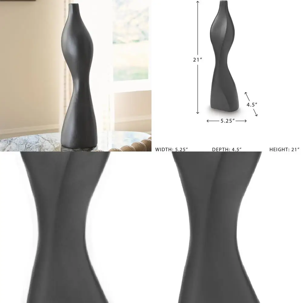 

Abstract Art Casual Black Vase