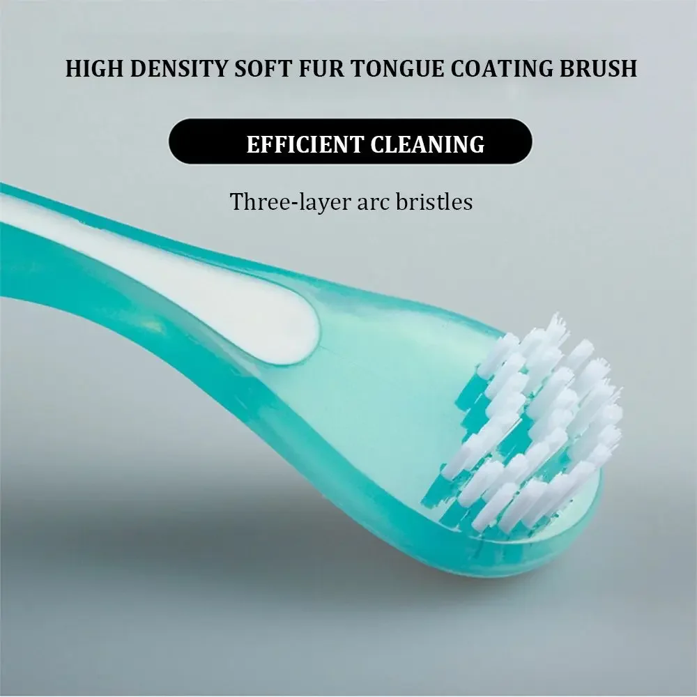 Cleaning Oral Hygiene Tools Tongue Scraper Toothbrush Fresh Breath Double Side Tongue Cleaner Brush For Tongue Cleaner 혀클리너