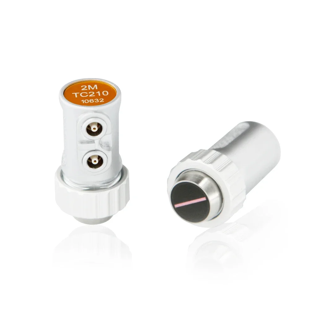 

In stockYushi Ultrasonic Thickness Gauge TC210 Transducer with Dual Plug C5 - C5 Connector 2-200 Measure Range Compound Chip