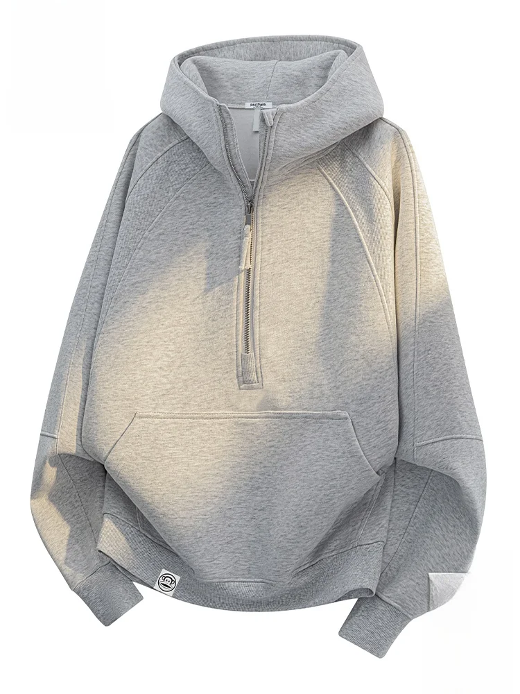 

Мужская толстовка Paul Frank Spring American Deconstructed с молнией, повседневная, свободного кроя, из полиэстера, с длинными рукавами