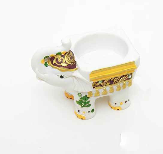 Mold Silicone Small Candlestick Tea Candle Holder Molds Animal Cute Thai Elephant Handmade For Cake Decorations Moulds PRZY 001