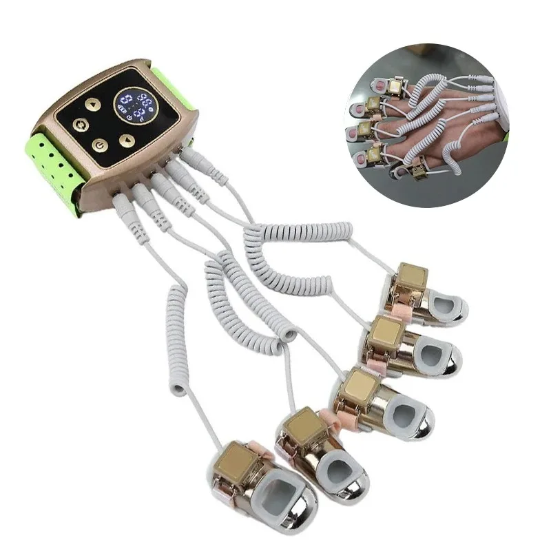 2025 جديد مكركرنت الذهب إصبع الجاذبية الماس إصبع شد الوجه وثبات الرعاية الصحية EMS الجمال آلة العناية بالبشرة