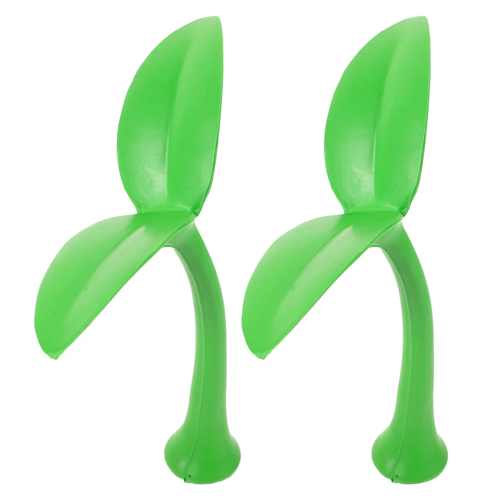 

2Pcs Car Roof Decoration 3D Plant Sprout Universal Fit Easy Install Automotive Exterior Decoration Car Roof Accessories Hood