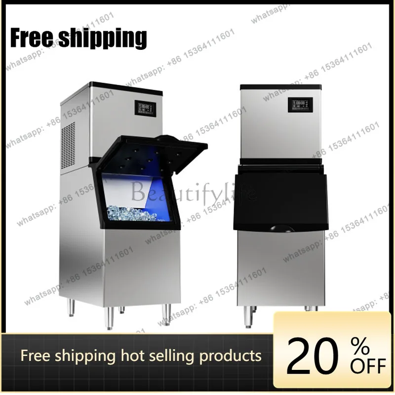 YJ Commercial Automatic Cube Ice Maker Machine Factory Direct Supply Commercial Ice Making Equipment For Export Wholesale