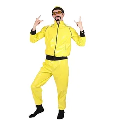 Rapper Cosplay Celebrity Costume for Adults Fancy Dress with Accessories Kit Funny Halloween Stag Do Fancy Dress Outfits