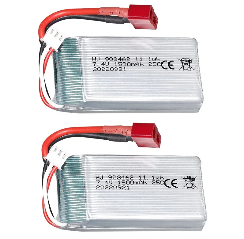 Li-Polymer 2S 7.4V 1500mah 2S 25C Lipo upgrade Battery  for Wltoys A959-b A969-b A979-b K929-B RC Car Boat Quadcopter FPV