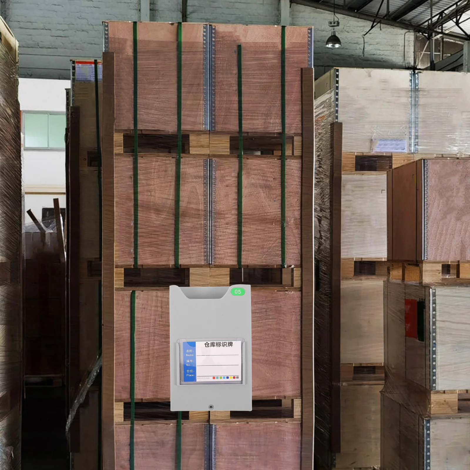 

Material Card Holder Space-Saving Storage Rack For Office Warehouse Classroom Multi-Grid Organizer Plastic Time Card Shelf