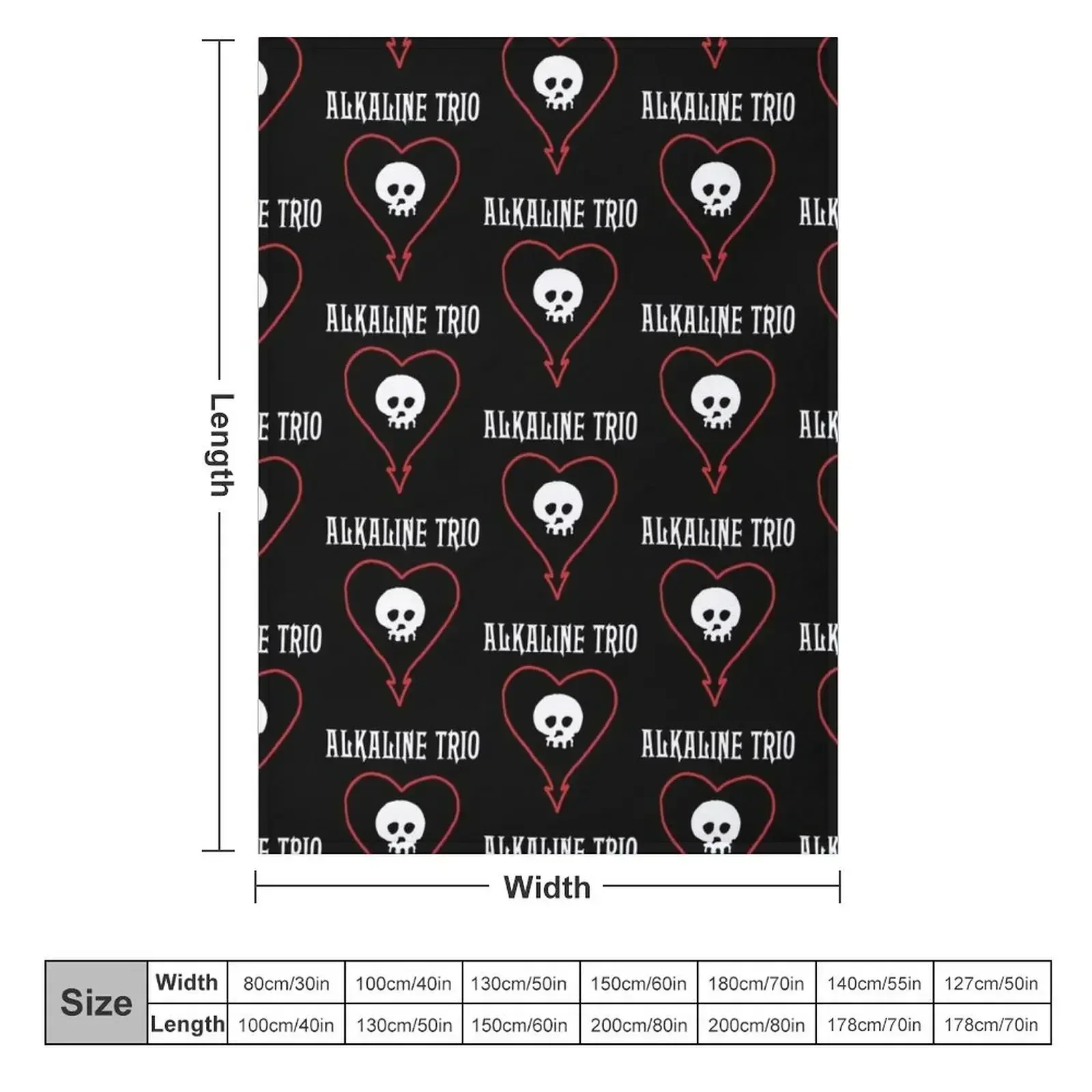 ALKALINE TRIO Throw Blanket Moving heavy to sleep Luxury Designer Personalized Gift Bed Fashionable Blankets For Baby Blankets
