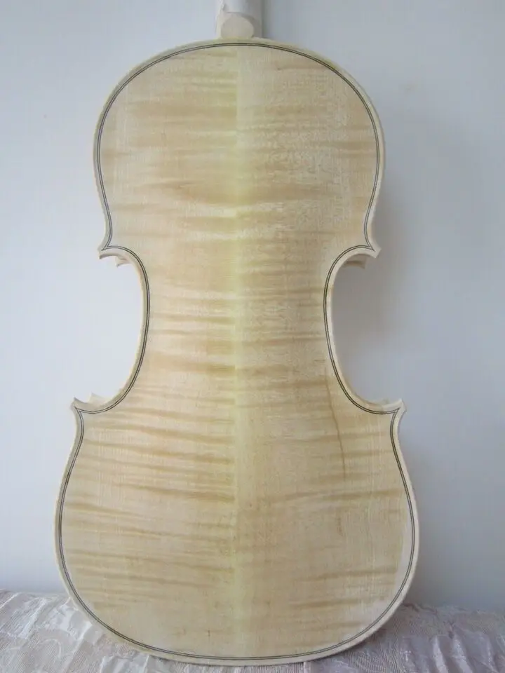 Violin white stubble learning exam 4/4 European material white stubble violin handmade solid wood