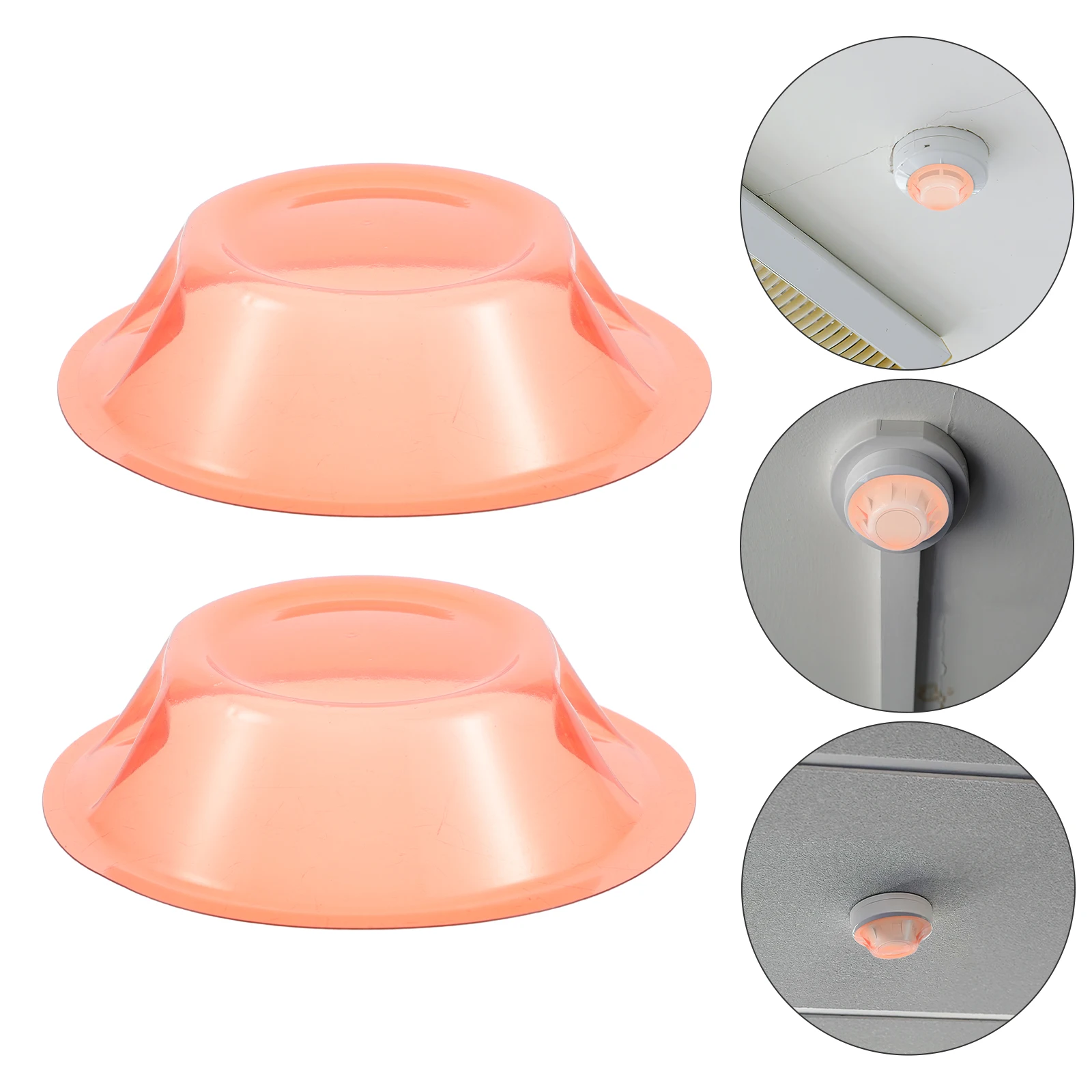 

4 PCS Smoke Cover Home Safety Cooking Detectors Guard for Alarms Protective