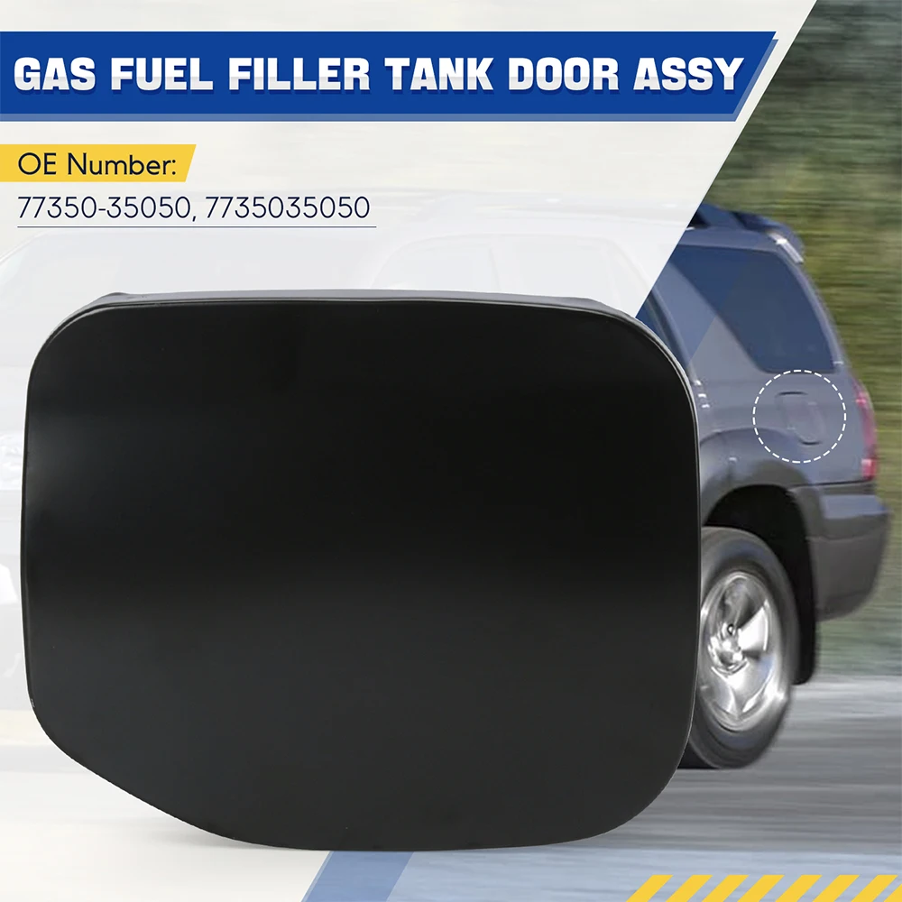 Fuel Gas Tank Door Cover Cap Replace 77350-35050 Fuel Gas Tank Fill Cap Fit for Toyota 4Runner 2003-2009