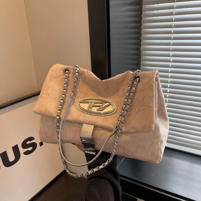 

MGJKTJ Original High Capaci Leisure Cuter Bag DingDing Underarm Tote Bag Faion Trend Soft PU Leather oulder Bag