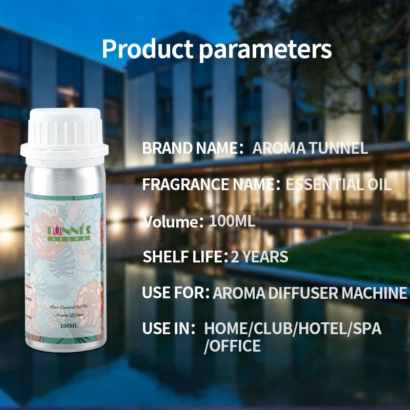 Aromatyczny olejek eteryczny Seria hotelowa 100 ml Zastosowanie w dyfuzorze zapachowym Olejek eteryczny zapachowy nadaje się do domowych klubach SPA