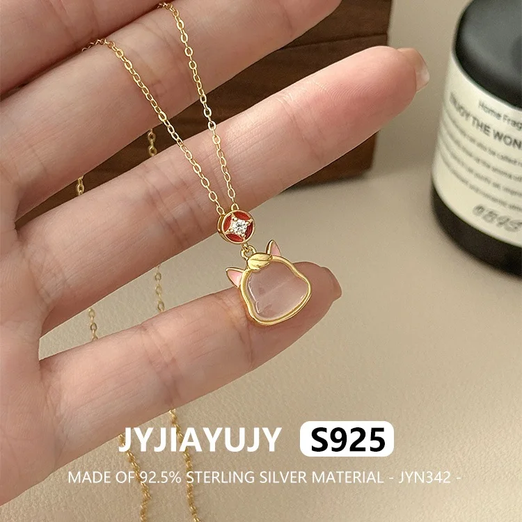 

Оригинальное колье-подвеска JYJIAYUJY из стерлингового серебра S925, в наличии, милый маленький лошаденок, для повседневной носки, JYN342