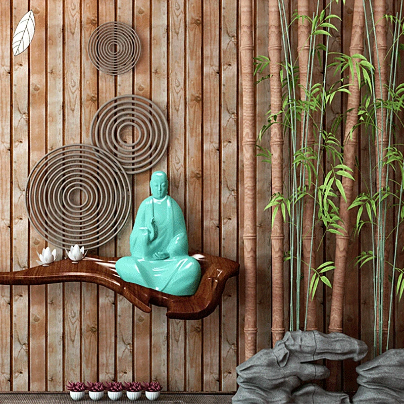 

Wood Texture Wallpaper Chinese Imitation Wood Grain Wall Stickers Log Color Retro Wood Board Ceiling Home Decoration Wallpaper