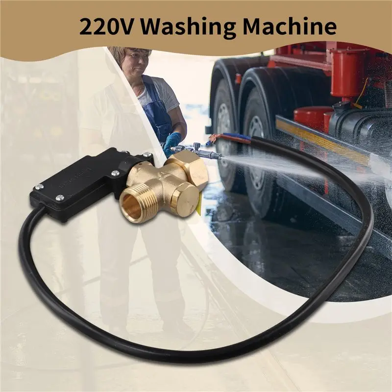 Dispositivo de interruptor automático de detección de presión de agua AB59-220V, modelo 55/58, lavadora de coche, accesorios de arranque/parada automática