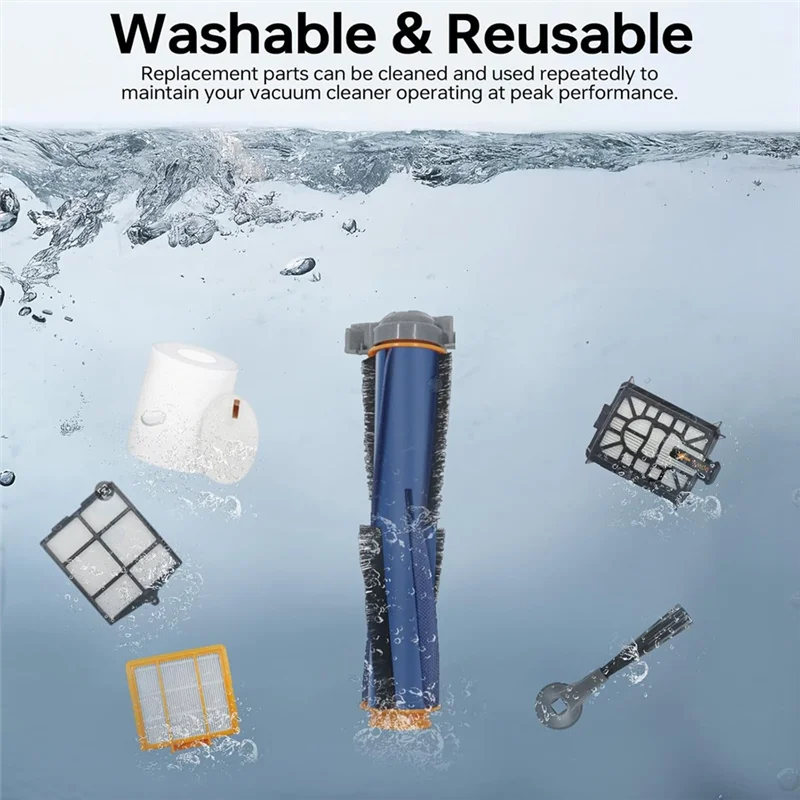 ABRW-para Shark AV2501S AV2511AE AV2501AE RV2502AE RV2610WA AV2510AOUS RV2520AOUS Kit de accesorios de Robot aspirador