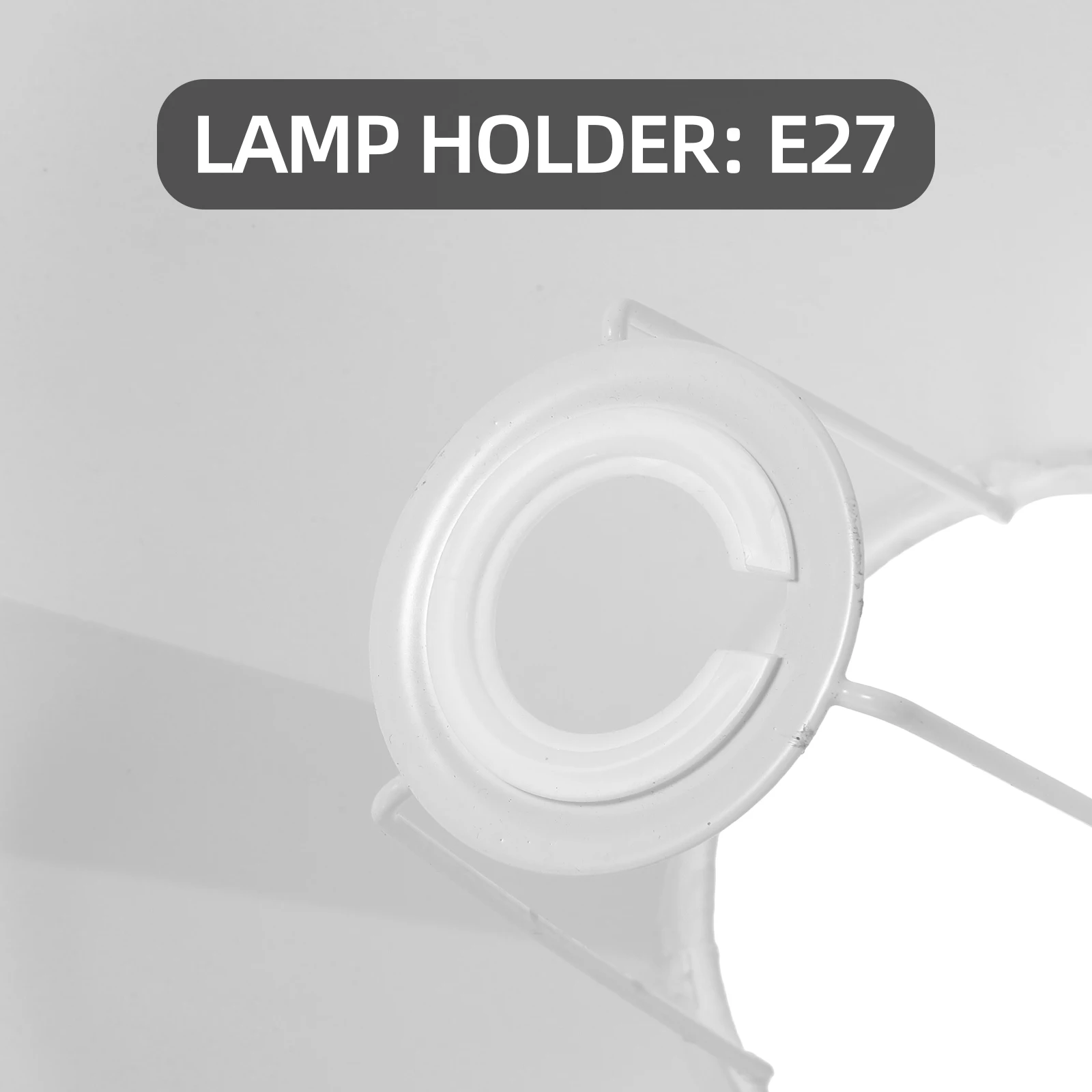 

Fabric Table Lampshade 22cm White E27 Desk Lamp Cover Cloth Soft Light Decorative Lampshades for Home Replacement