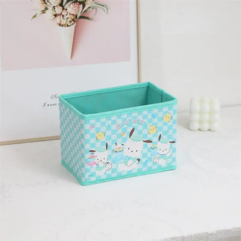 

Sanrio Cartoon small storage box Kuromi foldable storage box Anime Kawaii cartoon portable cosmetics and miscellaneous boxes