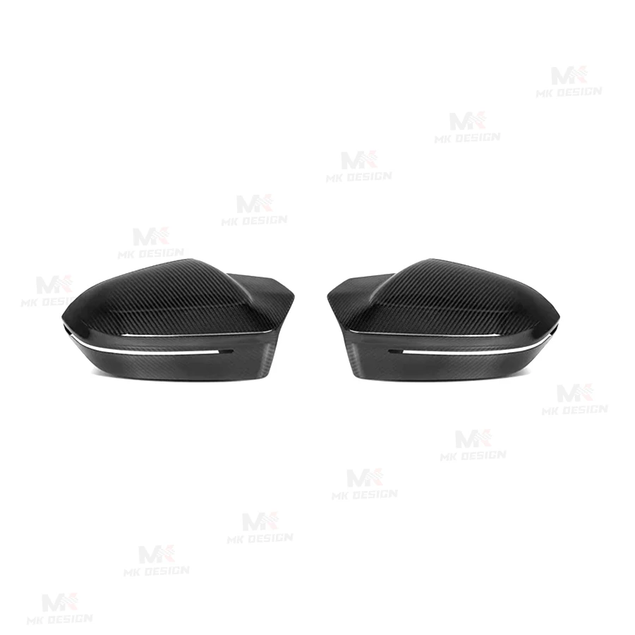 Dry Carbon Fiber Side Mirror Cover for BMW M5 G90 G99 G60 G70 2024+ Rearview Mirror Caps Replacement Car Accessories