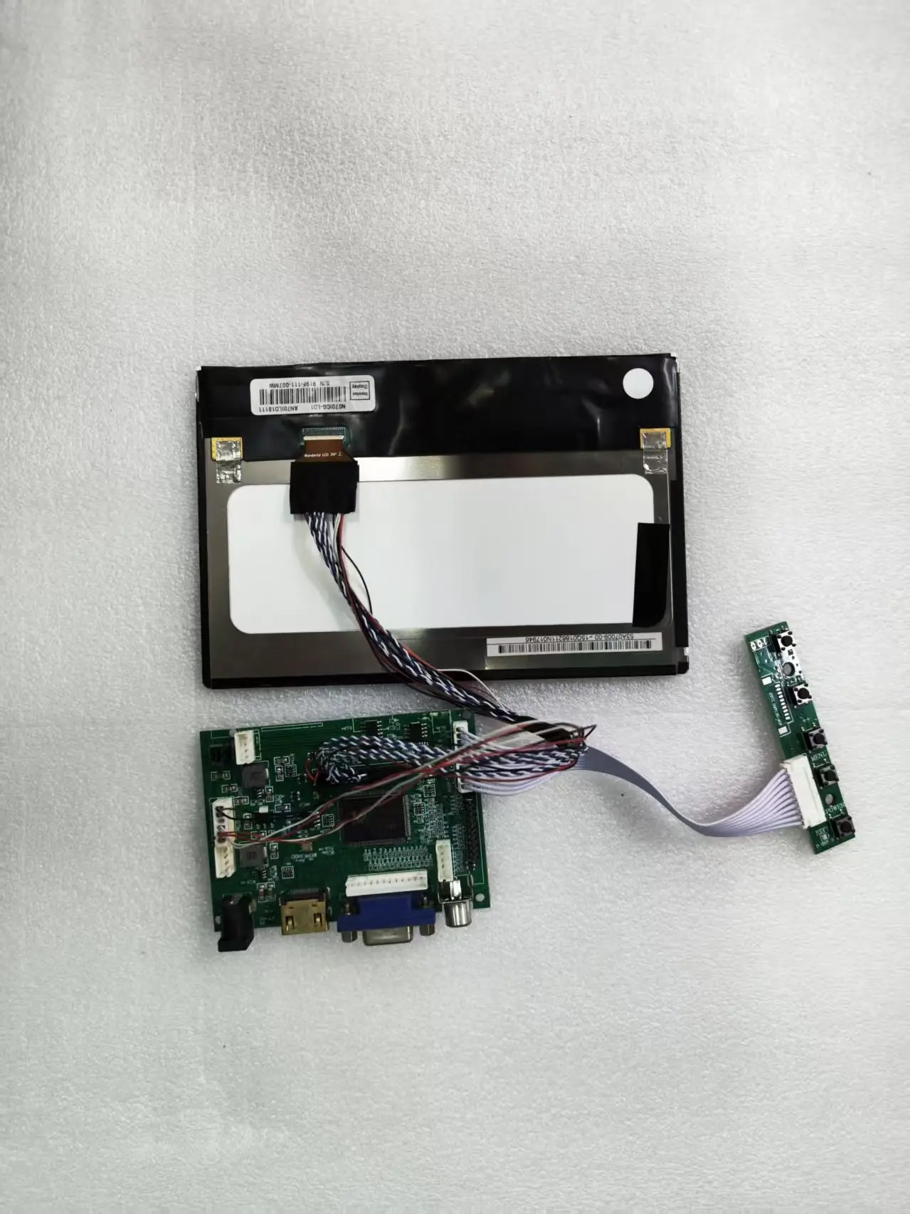 For Raspberry Pi 7-inch HD Display N070ICG LD1 IPS LCD 1280x800 VGA 2AV HDMI 39PIN Control Driver Board