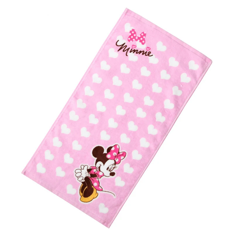 Asciugamano cartone animato cotone bambini bambini ragazzo ragazza adulto asciugamano viso Minnie topolino paperino asciugamano assorbente d'acqua 20x50cm