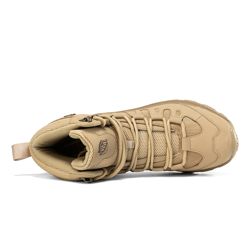 Botas tácticas para hombre, ideales para actividades al aire libre, impermeables, para trabajos, caza, ultraligeras, de respuesta rápida, antideslizantes, para acampar, con cordones, botas militares.