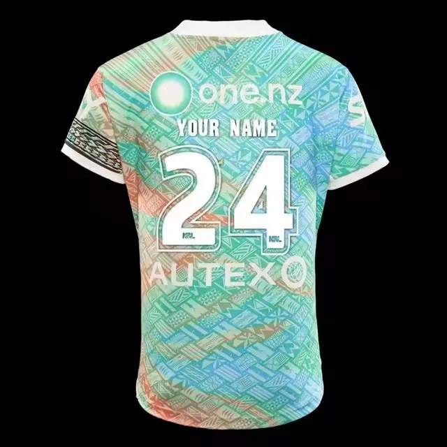 2025 NEW ZEALAND WARRIORS Pasifika Rugby Jersey Size: S---5XL ( Print name and number )