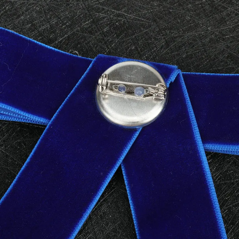 Vintage Fliege Samt Damen Perle Strass Quaste Brosche Chic Mädchen Eleganter Schmuck Weiße Hemden Kragen Pin Mädchen Krawatte Geschenk – Detail 3