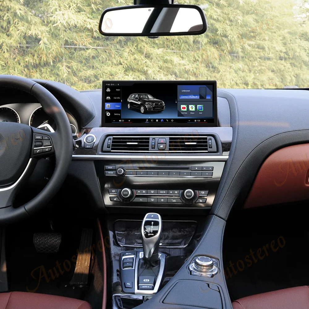 

Qualcomm ID9 Carplay Android 14 для BMW 6 серии F06 F12 2010-2017 автомобильный мультимедийный плеер GPS-навигация авто стерео головное устройство