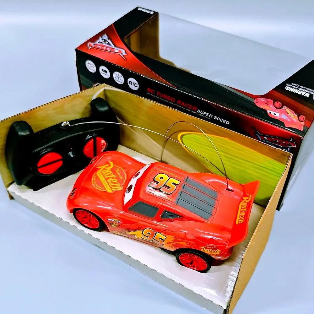 Disney pixar carros 3 carro de brinquedo elétrico relâmpago mcqueen canal 4 off-road modelo de carro de controle remoto menino presente brinquedo