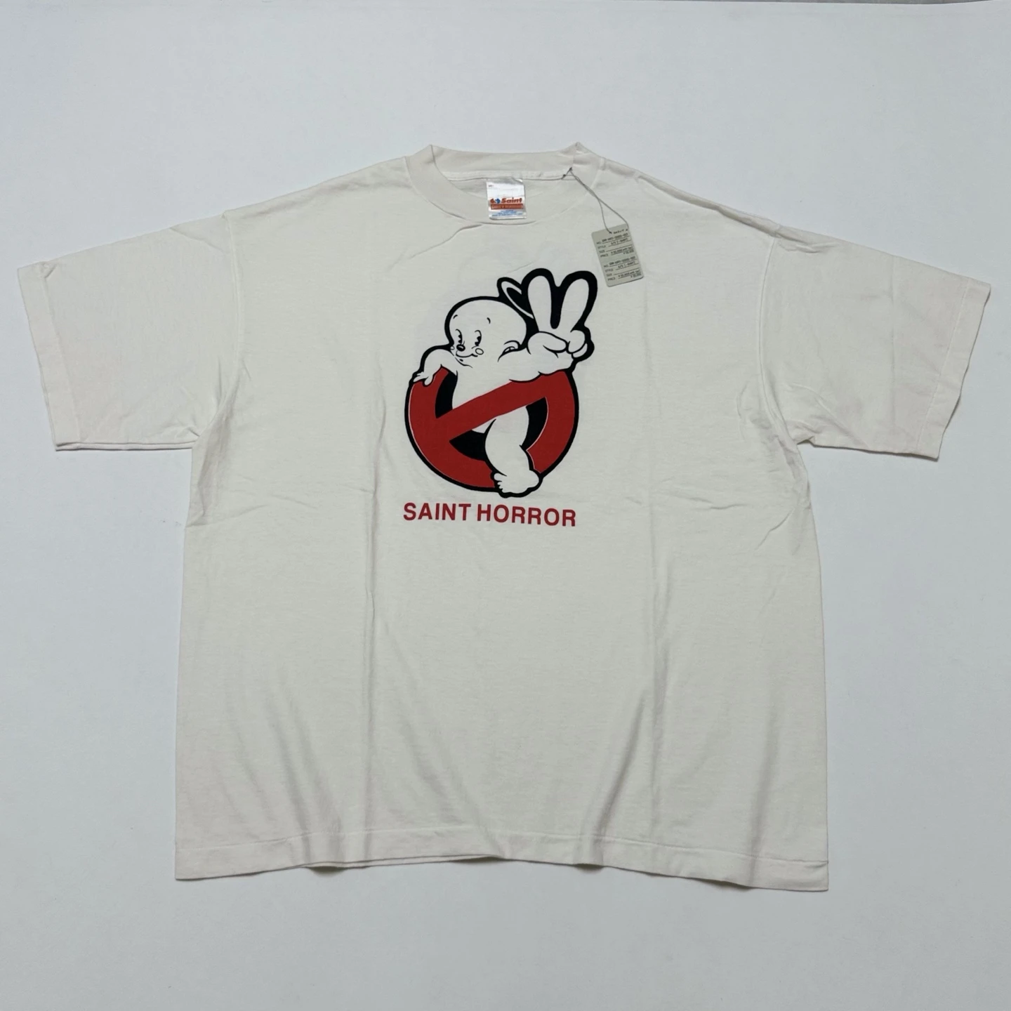 26ss SAINT HORROR Short Sleeved T Shirt Men Women Looese Tee Tops T-Shirt