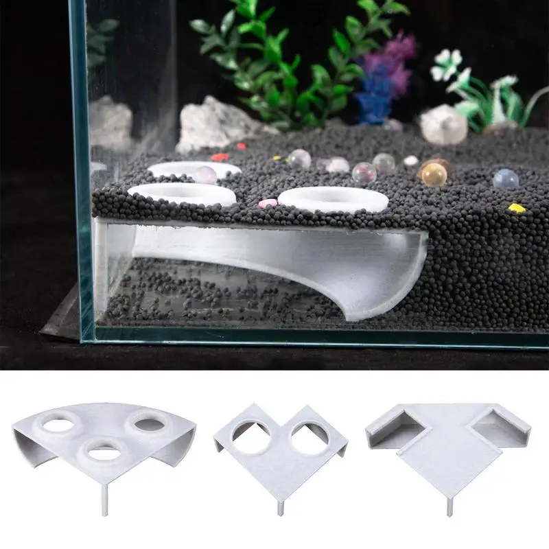 Underground corner tunnel for aquarium cave/ fish tank For Aquatic Pets To Breed Play AndRest Fish Tank Ornaments Viewing