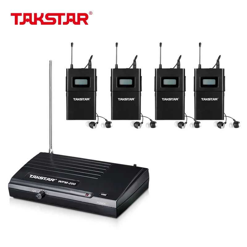 

For WPM-200 Professional 6-Channel In-Ear Monitor Wireless System Great Price Ribbon Microphone for Stage Use