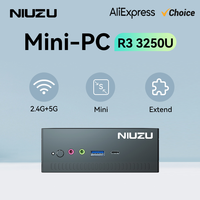 NIUZU Mini PC AMD Ryzen 3 3250U Mini PC Office Computer High Performance Office 8G+256GB/16G+512GB Desktop Gaming Computer 미니 PC