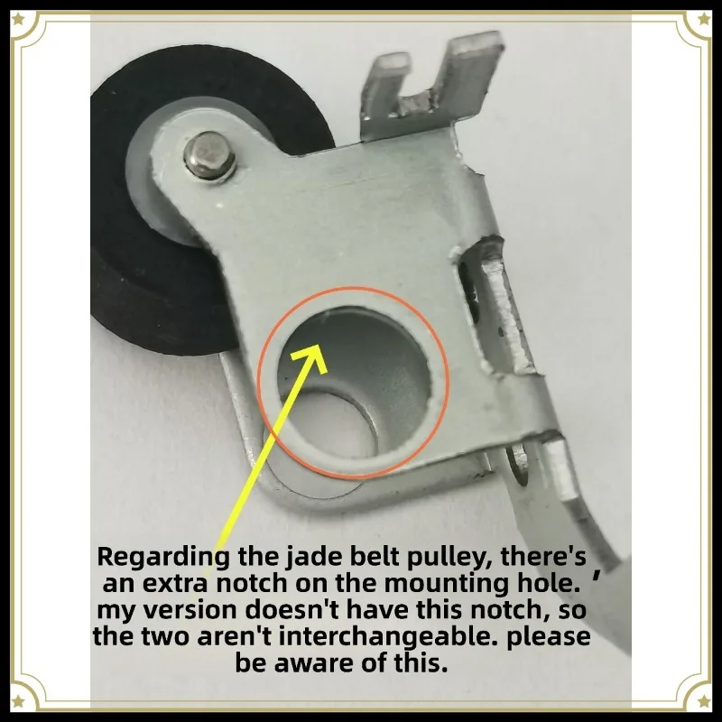 For TN-21 Tape Recorder Cassette Deck Mechanism 9mm Pinch Roller With Metal Bracket