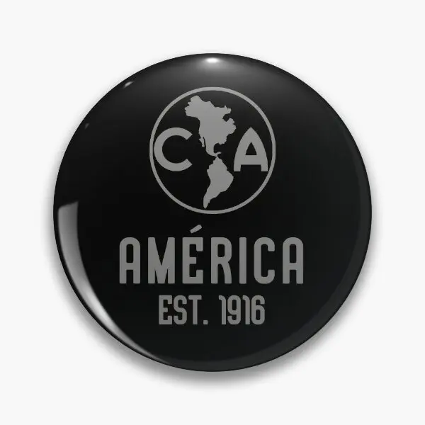 Club America Grey 2  Soft Button Pin Cute Lapel Pin Decor Jewelry Funny Clothes Gift Fashion Lover Brooch Hat Badge Creative