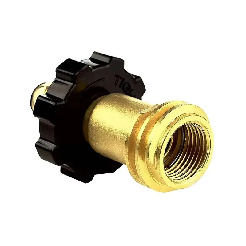 Gas Cylinder Tank Adapter High Pressure Metal Coupler for LPG Propane Natural Gas Outdoor Pump Accessories