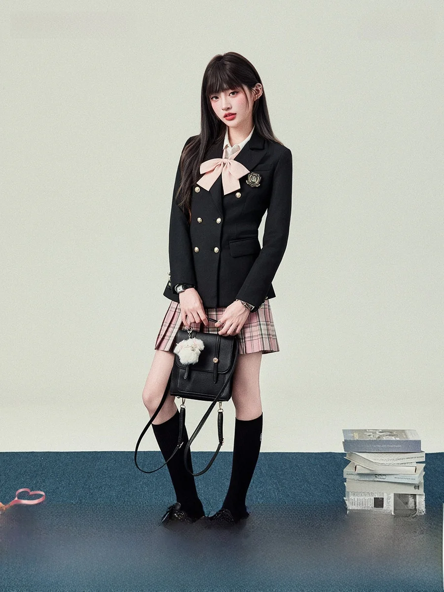 

Миссис Оригинальное пальто с цветочным колокольчиком, женское осенне-зимнее новое пальто для колледжа, с застежкой на талии, Jaet, готовое для поездок на работу