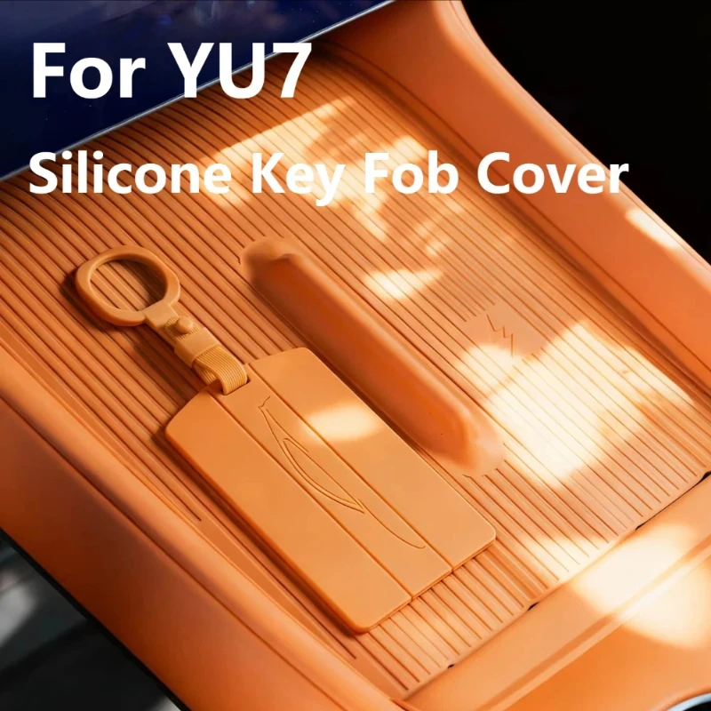 Car NFC Key Case Cover For Xiaomi SU7 YU7 Remote Silicone Car Key Bag Key Card Kit Protector