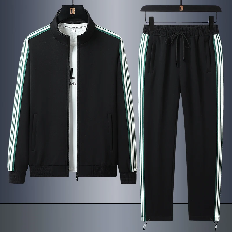 Spring Fashion Thin Tracksuit Sets+Pants Harajuku Sport Suits Casual Male Gym Set Sweatshirts Tracksuit Brand Sportswear Size4XL