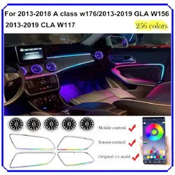 Gialulimn LED backlight For A class w176 GLA 250 W156 CLA W117 A180 A200 environmental Atmosphere Lamp Kit Ambient Light