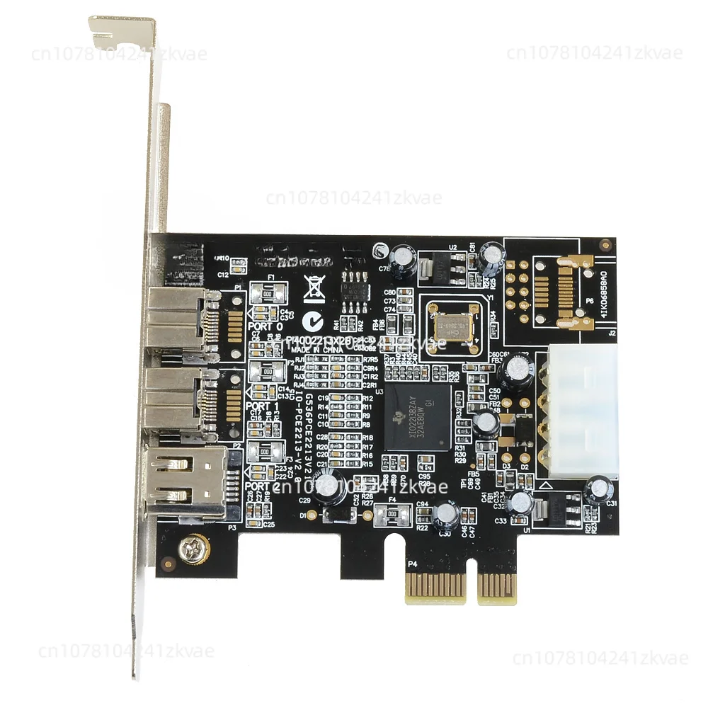 PCI-E to 1394B card high definition DV video capture card 1394A + B card desktop