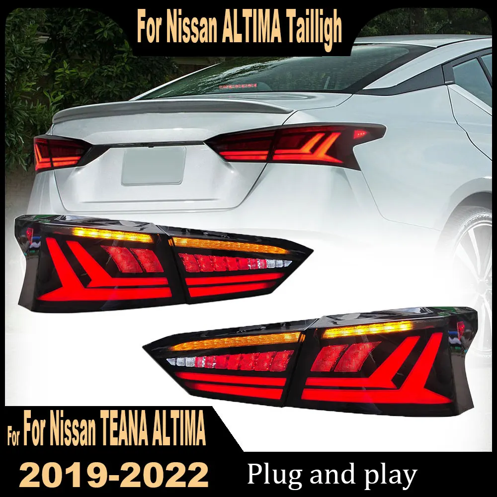 Taillight For Nissan ALTIMA Teana 2019 2020 2021 2022 Modified LED Rear Tail lamp Light Assembly Car Accessories Plug and play