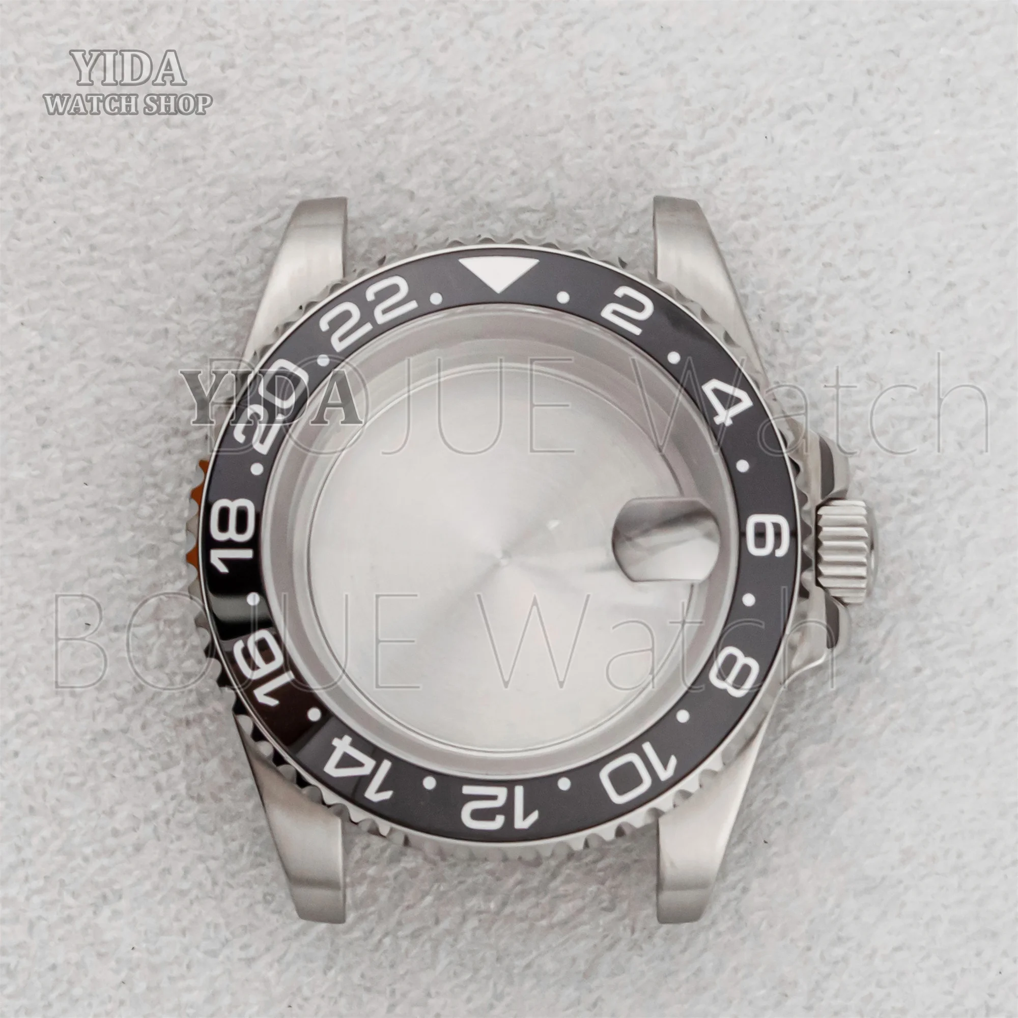 

40mm Watch Case Ceramic Bezel 100M Waterproof Sapphire Glass For SUB GMT NH34/35/36 Movement 316L Stainless Steel Watch Parts